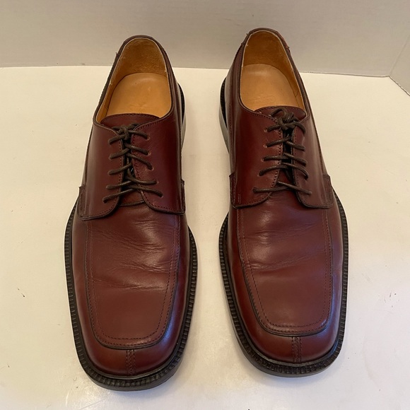 Coach Other - Coach Mens Malone Oxford Dress Shoes Brown Leather Lace Up Italy 10.5D